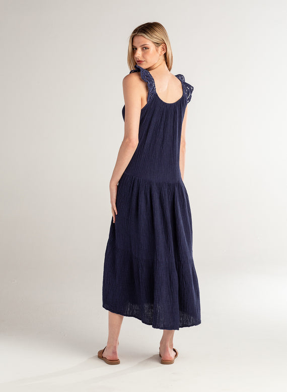 Tiered Gauze Dress
